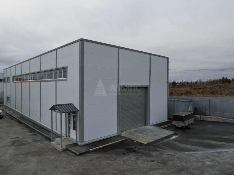 Склад с АБК из сэндвич-панелей  - фото 1