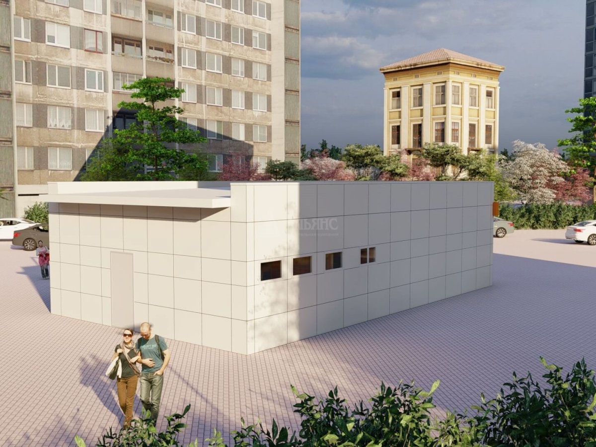 3D визуализация Магазин из сэндвич-панелей - фото 4