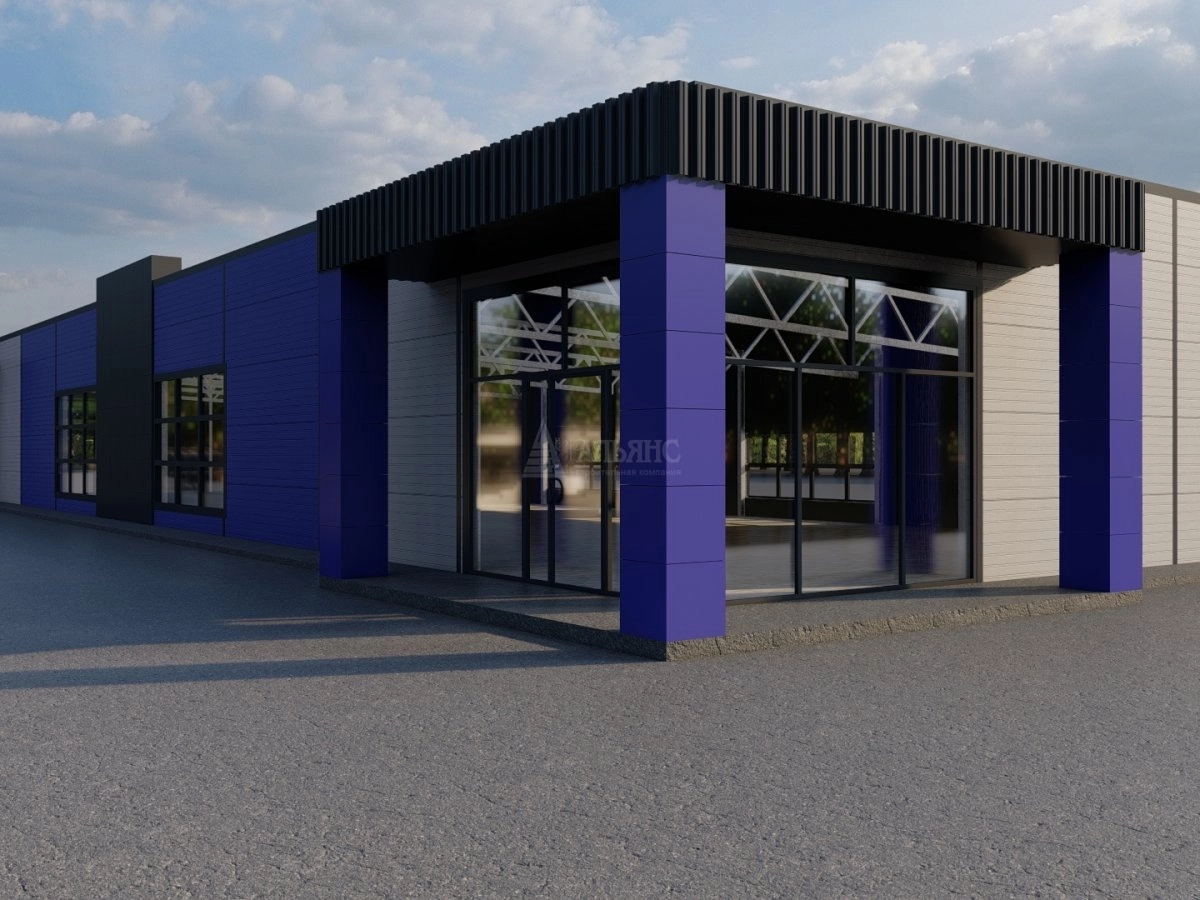 3D визуализация Магазин из сэндвич-панелей - фото 10