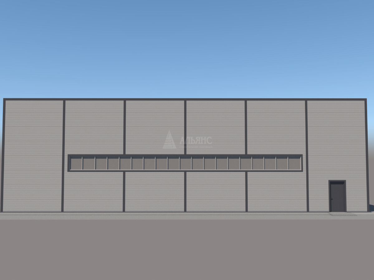 3D визуализация СТО из сэндвич-панелей - фото 5